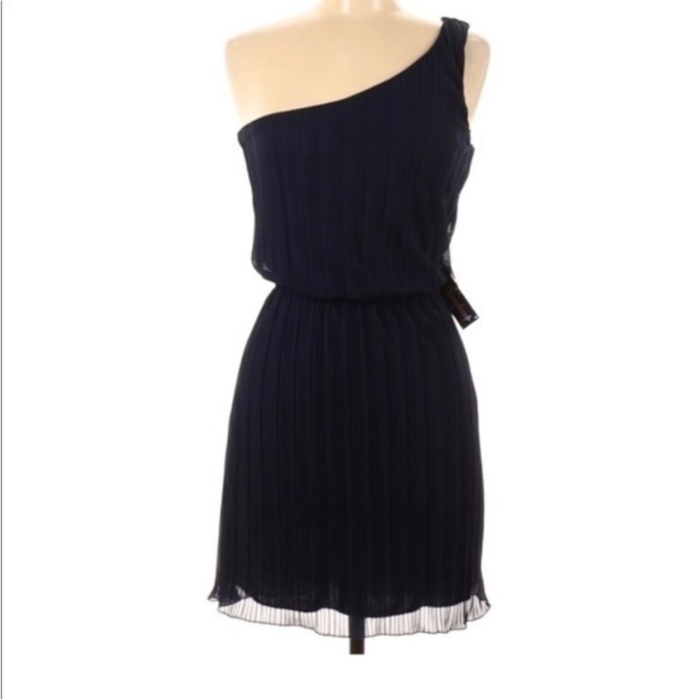 NWT⛱️Xtraordinary - Dark Navy One Shoulder Dress - M